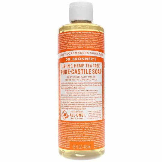 18-In-1 Hemp Pure Castile Soap, DRBM